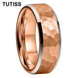 Plane Hammer With Beveled Edge Treatment New 6/8mm Tungsten Carbide Rings