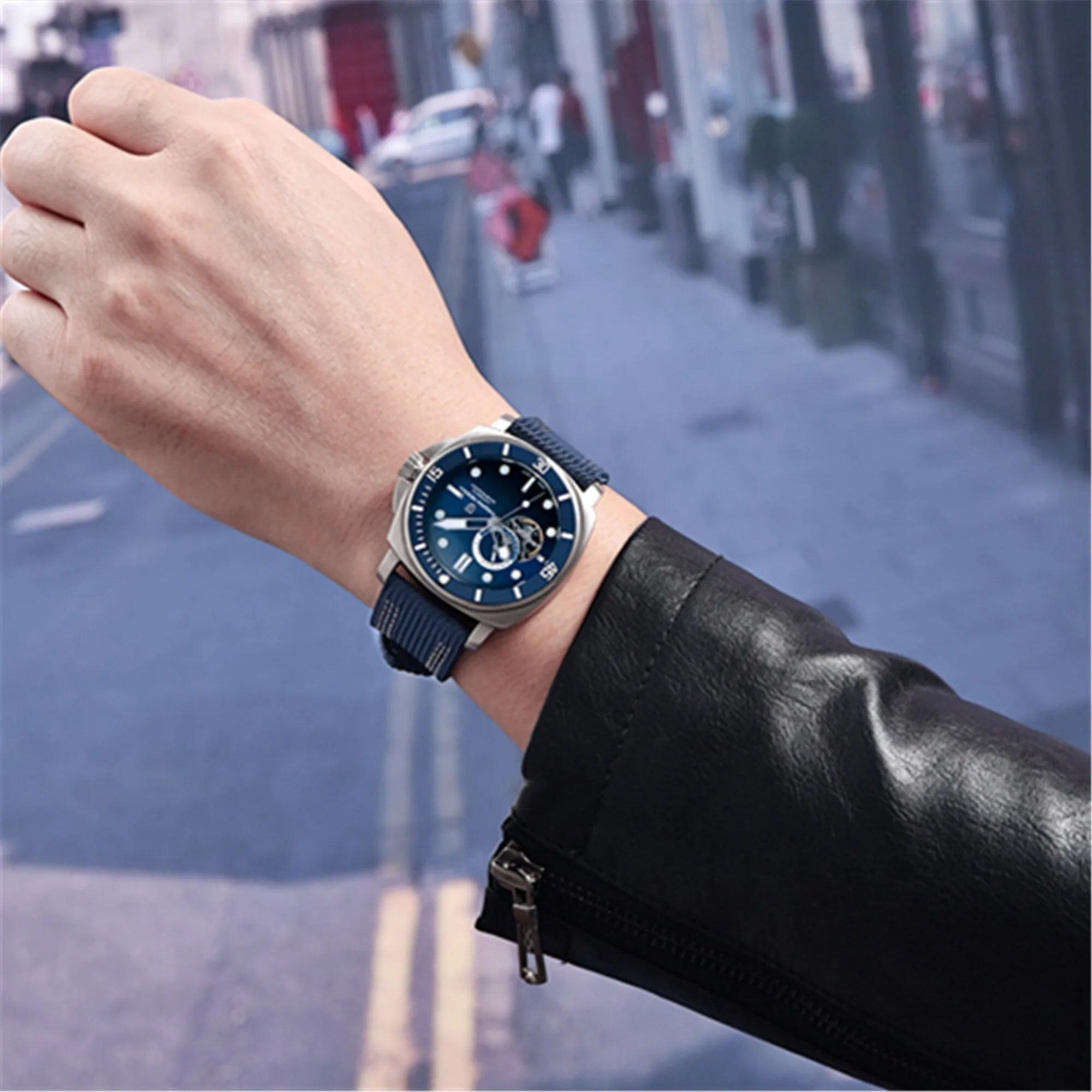 Luxury Brand Sports Mechanical Watch Fashion Sapphire Glass 200M Waterproof Automatic Wristwatches - The Jewellery Supermarket