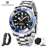 Top Brand PD1661 Water Ghost Watch Luxury Automatic Mechanical Watches NH35 Auto Date Sport Dive BGW-9 Watch For Men