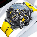 New Arrival Luxury Original Silicone Strap Fashion Quartz Waterproof Luminous Sports Top Brand Men's Wrist Watches