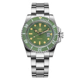 Mineral Glass 200m Water Resistance Luminous Hands/Markers 41mm Men's Quartz Watch