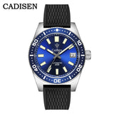 New 38mm Diver Mens Watch Japan NH35A Automatic Mechanical Sapphire Glass Date Luminous 200M Waterproof Wristwatch