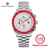 New Design AK Project Mars AR Sapphire Chronograph Automatic Date Luxury Quartz Watch