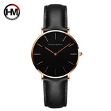 Top Brand Elegant Fashion Simple Low Price Quartz Movement Leather Strap Women Analog Waterproof Wristwatches