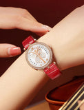 New Luxury Brand with Zircon Diamonds Butterfly Style Luminous Waterproof Quartz Ladies Watches, Ideal Present