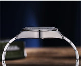 Top Brand Business Stainless Steel Quartz Watches, Luxury Super Luminous 20Bar Diving Wristwatches Best Gift for Men