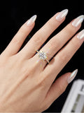 VVS1 D Colour 1 Carat Round Shape Moissanite Diamond Fine Luxury Jewellery Ring