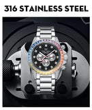 Automatic Mechanical 2260 50M Waterproof Helium Valve Sapphire Man Dive Watch