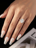 Terrific VVS1 D Colour 5 Carat Brilliant Oval Moissanite Diamond Engagement Ring