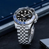 Top Brand 40mm Mechanical Watch Sapphire Glass 100M Waterproof Automatic Wristwatch