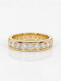 Luxury VVS1 D Colour Moissanite Diamonds Eternity Rings for Women Fine Jewellery