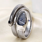 Classic Unique Snake Head  Fashion Retro Style Luxury Cubic Diamonds Bling Women's Watches - Ideal Gifts
