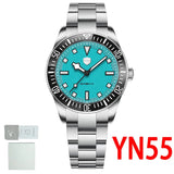 Top Brand New Men's Mechanical Watch NH35 Automatic Men's Sapphire Glass Ceramic Bezel Stainless Steel 10BAR Watch