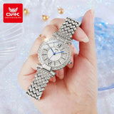 New Arrival Simple Elegant Luminous Zircon Diamonds Inlaid Quartz Watches for Women - Ideal Gifts