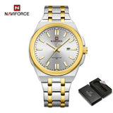 New Arrival Brand Luxury Waterproof Stainless Steel Business Quartz Sport Luminous Date Clock Men Wristwatches