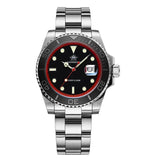 Luxury Stainless Steel Black Dial Green Bezel AD2040 20Bar Waterproof BGW9 Luminous Quartz Mens Wristwatches