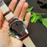 Top Class Mechanical Watches New Design Leather Strap Three Needles Automatic Waterproof Mechanical Watches for Men