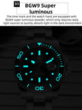 Ceramic Bezel BGW9 Luminous 200m Waterproof Stainless Steel Quartz Diver Watch