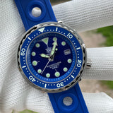 Automatic Dive Stainless Steel 300m Water Resistant Ceramic Bezel Sport Tuna Watch