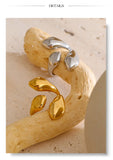 18K Gold Plated High Quality Smooth Stainless Steel Geometric Casting Distinctive