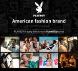 PLAYBOY Top Brand Fashion Watch for Men Leather Strap  High Quality Casual Waterproof Luxury Quartz Men's Watches
