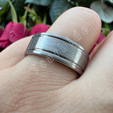 Beautiful Polished Brushed Finish 6MM 8MM Men Women Wedding Tungsten Carbide Rings