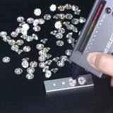 925 Sterling Silver 0.5-3ct VVS1 D Colour Moissanite GRA Certified Diamonds Wedding Engagement Rings, Fine Jewellery