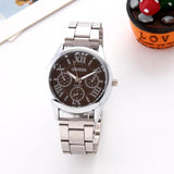New Silver and Gold Colour Famous Brand Casual Quartz Stainless Steel Dress Watches for Ladies - Ideal Present - The Jewellery Supermarket