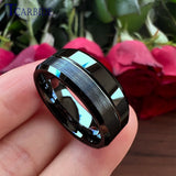 Classic Ring Grooved Brushed Polished Beveled Men Women Wedding Tungsten Rings