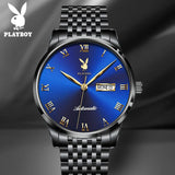 Famous Brand Business Classic Automatic Mechanical Dual Calendar Auto Date Waterproof Watches for Men