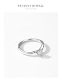 Awesome 4.5mm Round Sterling Silver VVS1 D Colour Moissanite Solitaire Ring