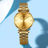 Top Brand Luxury Elegant Quartz Ladies Watches Fashion Business Stainless Steel Zircon Diamonds Dial Wristwatches