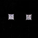 Dazzling 1.2-4 Carat Moissanite Diamonds Stud Earrings for Women and Men - Solid 925 Sterling Silver Fine Jewellery - The Jewellery Supermarket