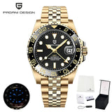 New LUXURY DESIGN Top Mechanical Automatic Watch Sports Rubber Diver Series Watch Luminous Date Display Wristwatches