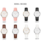 Best Price Top Brand Elegant Japan Quartz Movement Fashion Leather Strap Ladies Waterproof Wristwatches