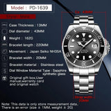 Popular Top Luxury Brand Ceramic Bezel Automatic Sapphire Glass Mechanical Wristwatches for Men - The Jewellery Supermarket