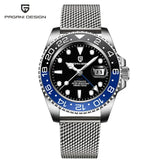 Luxury Design V3 Version GMT Watches Men's Luxury Sapphire Automatic Mechanical Stainless Steel Waterproof Watch
