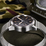Popular Top Luxury Brand Military Style VK64 Stainless Steel Sapphire Waterproof Chronograph Men's Sport Quartz Watch - The Jewellery Supermarket