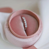 Luxury 0.7CT D Colour Moissanite Diamonds Eternity Rings - GRA Certified Silver Engagement Wedding Fine Jewellery