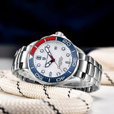 New Top Brand Men's Watch 007 Commander Luxury Mechanical 100m Waterproof Calendar Japan NH35 Men's Wristwatches