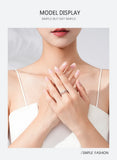 Elegant Dazzling Heart AAAA Lab Created Diamond 925 Sterling Silver Ring
