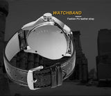 New Arrival Top Brand Luxury Creative Racing and Triangle Design Silver Skeleton Dial Automatic Mechanical Watches