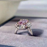 Excellent Crushed Ice Cut High Quality AAAAA High Carbon Pink Sapphire Gemstone Rings -  Popular Fine Jewellery - The Jewellery Supermarket