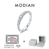 Exquisite Round VVS1 D Colour Moissanite 925 Sterling Silver Ring Fine Jewelry