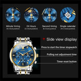 Top Brand Original Stainless Steel Waterproof Quartz, High Quality Trend Casual Men Wrist Watches for Men