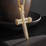 Exquisite Men's Ladies Cross Stainless Steel Pendant Necklace Gothic Religious Cross Amulet Jewellery - The Jewellery Supermarket