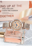 New Arrival Simple Elegant Luminous Zircon Diamonds Inlaid Quartz Watches for Women - Ideal Gifts