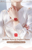 Luxury Classic Roman Scale Solid Stainless steel NEW Quartz Watches for Women Waterproof Date Women Wristwatches