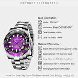 Top Brand 40mm Mechanical Watch Sapphire Glass 100M Waterproof Automatic Wristwatch