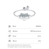 Simple Hearts Shape AAAA Simulated Diamonds Romantic Love Adjustable Chain Rings - Original Jewellery - The Jewellery Supermarket